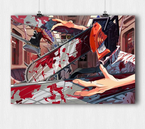 Человек бензопила Shonen Jump