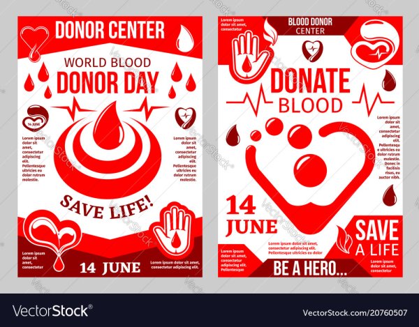 День донора плакат