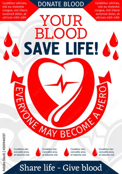Плакаты по донорству крови