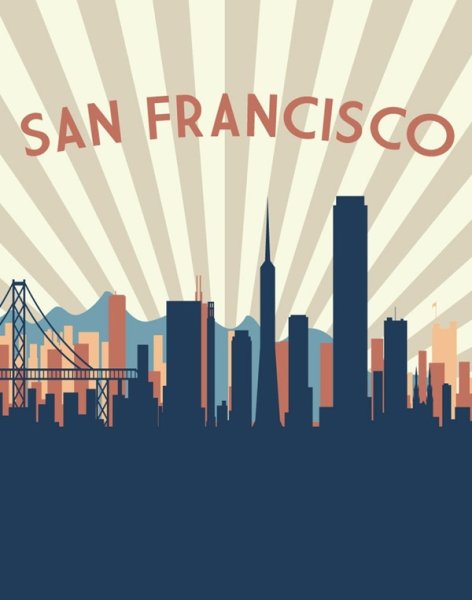 Плакат города