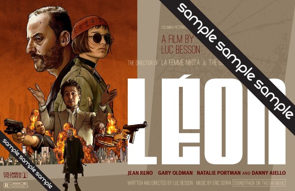 Жан Рено Леон арт