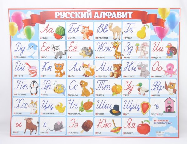 Плакат. Русский алфавит