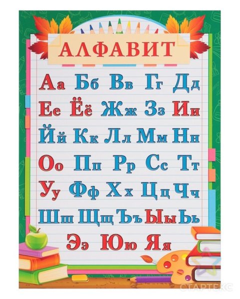 Азбука детская в картинках