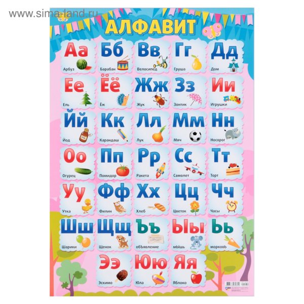 Алфавит плакат