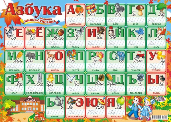 Алфавит плакат