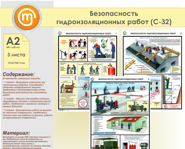 Безопасность гидроизоляционных работ