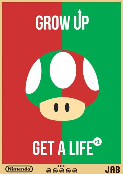 Марио плакат