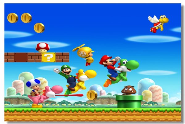 Супер Марио Постер