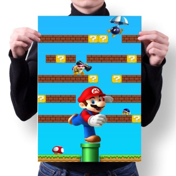 Марио плакат