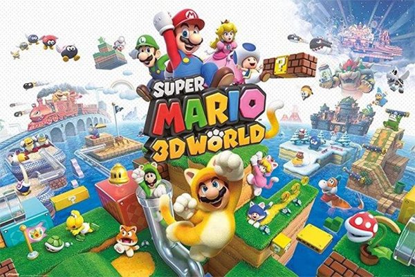 Super Mario 3d World Постер