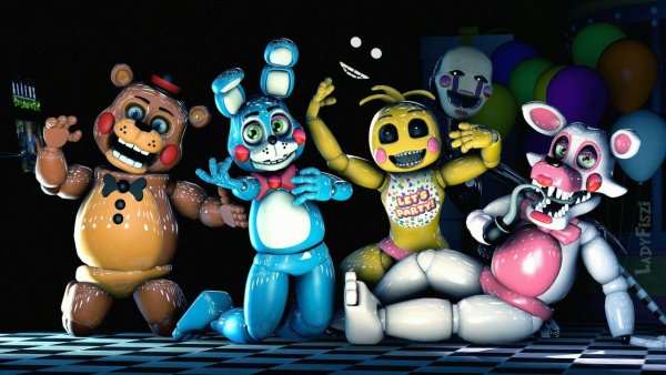 Фредди Бонни чика из ФНАФ 2