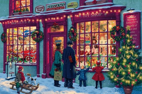 Витрина магазина игрушек