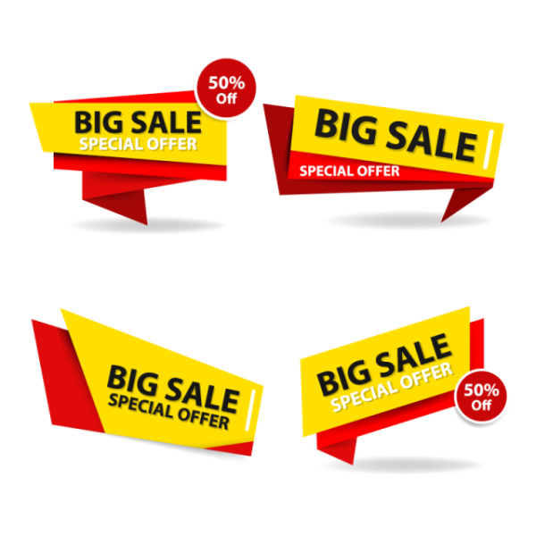 Ценник на баннере