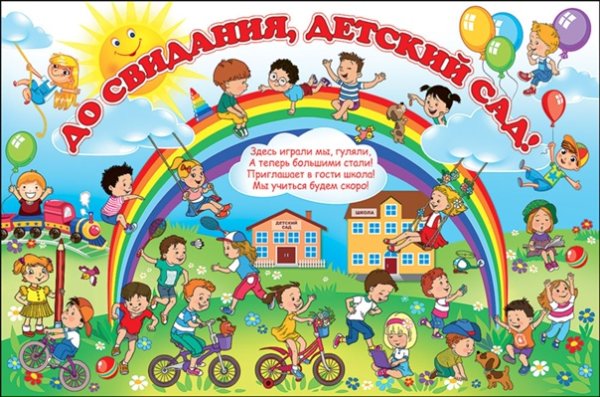Плакат на выпускной в детском саду