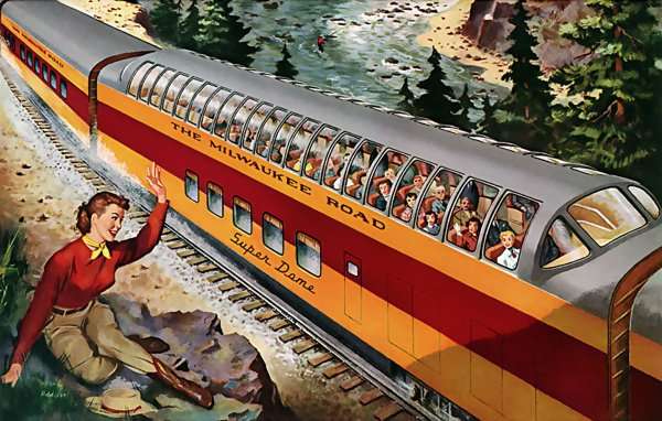 Советские железнодорожные плакаты