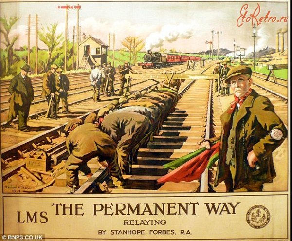 Агитационные железнодорожные плакаты