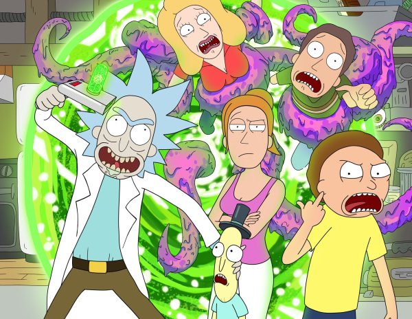 Рик и Морти вся семья