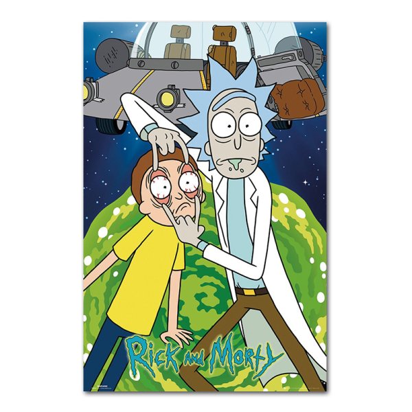 Постеры на стену Рик и Морти