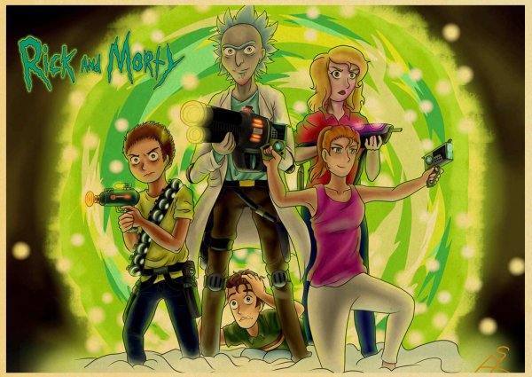 Постеры Рика и Морти