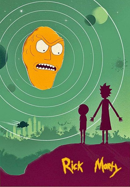 Постеры Рика и Морти