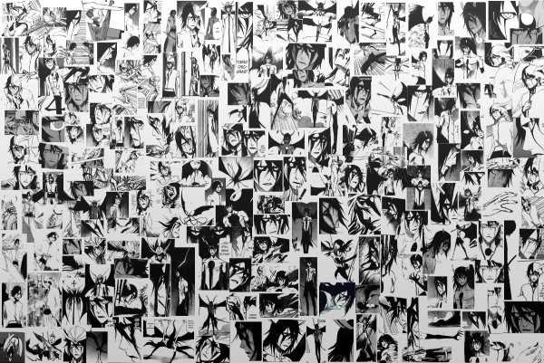 Вырезки из манги на стену