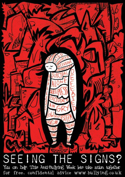 Анти буллинг плакат