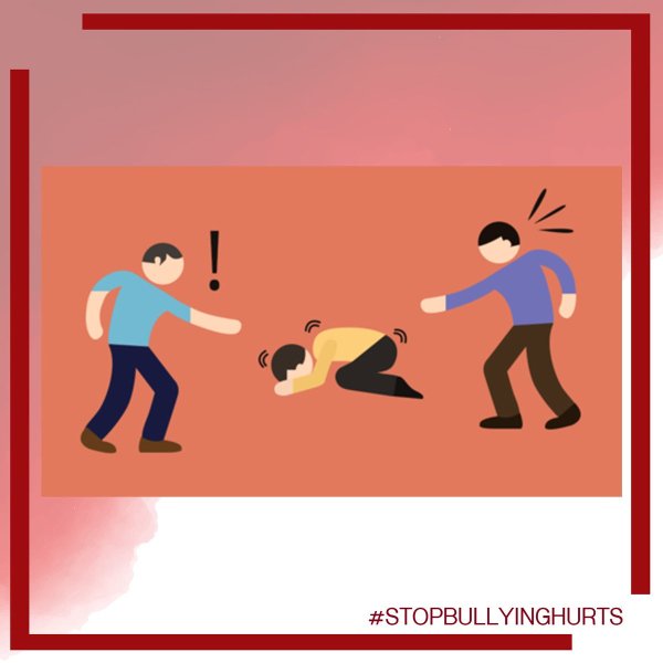 Плакат буллинг в школе