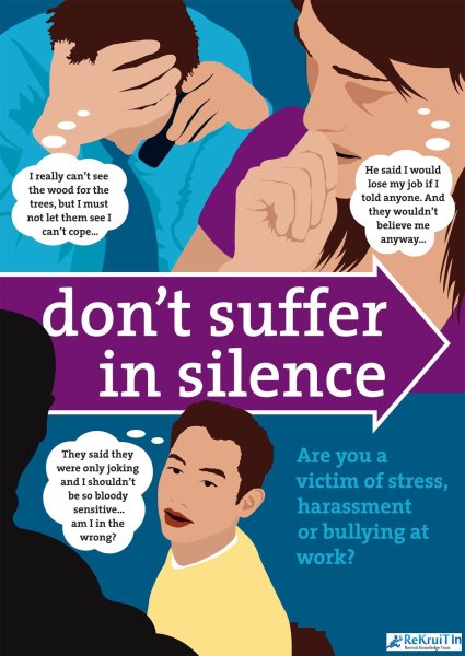 Травля в школе плакат