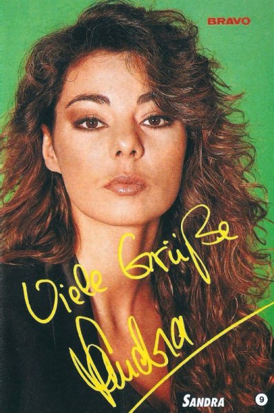 Обложки альбомов певицы Сандры