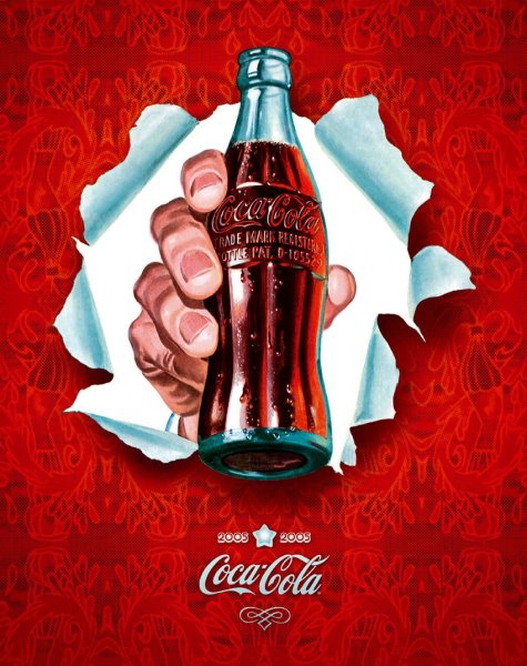 Рекламный баннер Coca Cola