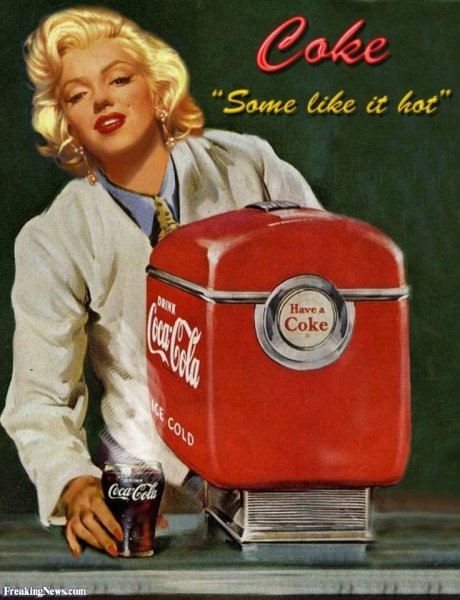 Рекламный плакат Кока кола