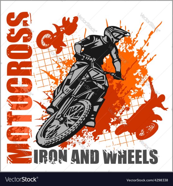 Надпись мотокросс