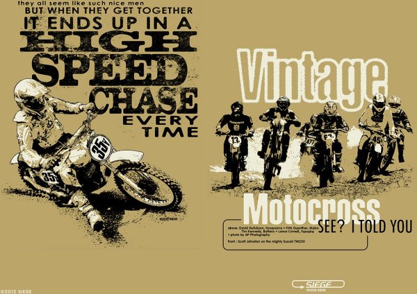 Плакат мотокросс СССР