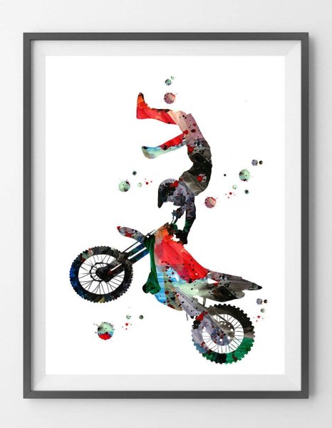 Игровой баннер мотокросс