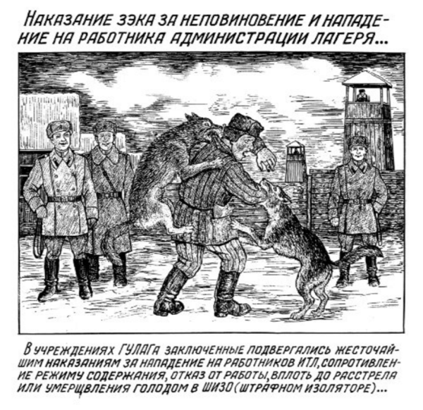 Ужасы ГУЛАГА В рисунках Данцига Балдаева