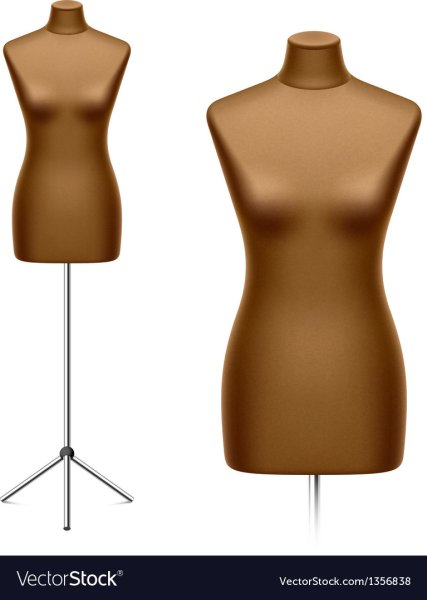 Манекен портновский вектор