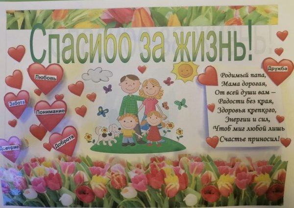 Спасибо за жизнь праздник благодарности родителям