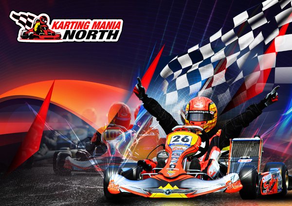 Картинг рекламный баннер