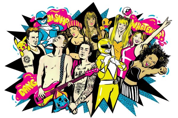 Вечеринка 90 плакат