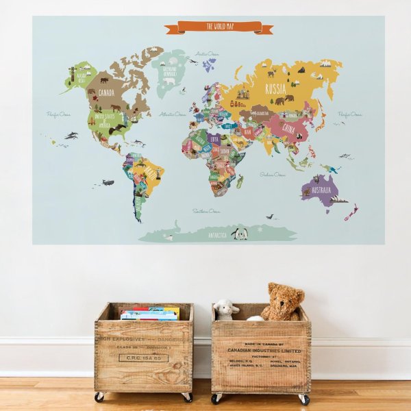 Карта мира раскраска