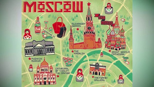 Карта мира для дошкольников