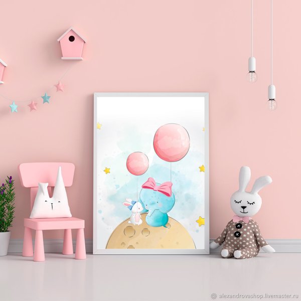 Детские постеры для интерьера