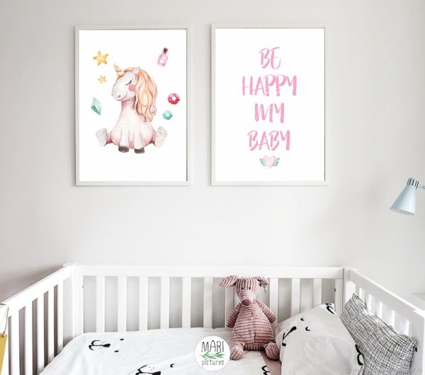 Постеры в интерьере детской