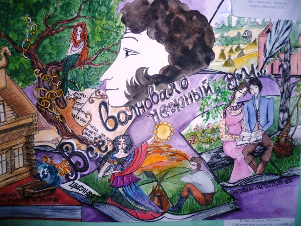 Сказочные персонажи плакат