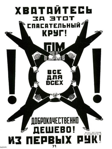 Рекламные плакаты Маяковского и Родченко