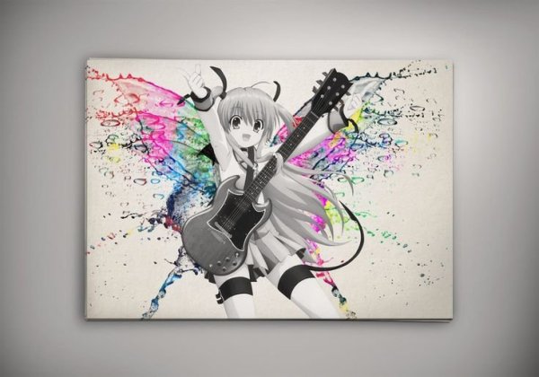 Плакаты аниме цветные