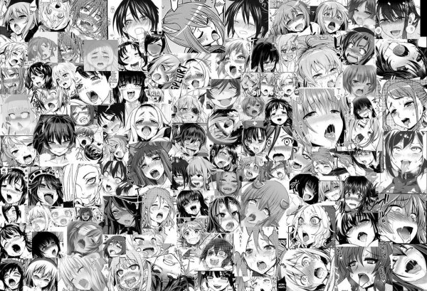 Черно белые тянки много