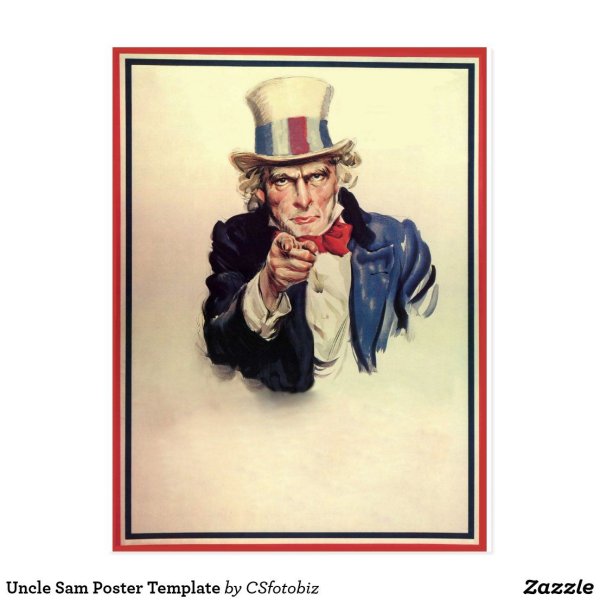 Дядюшка Сэм плакат