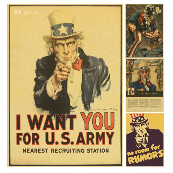 Дядя Сэм Постер