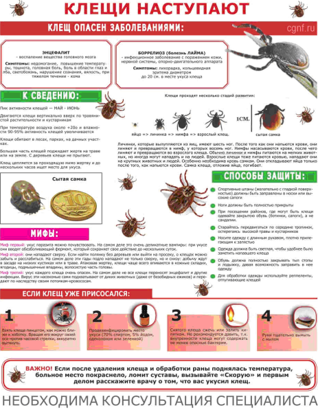 Предупредительный аншлаг осторожно клещи